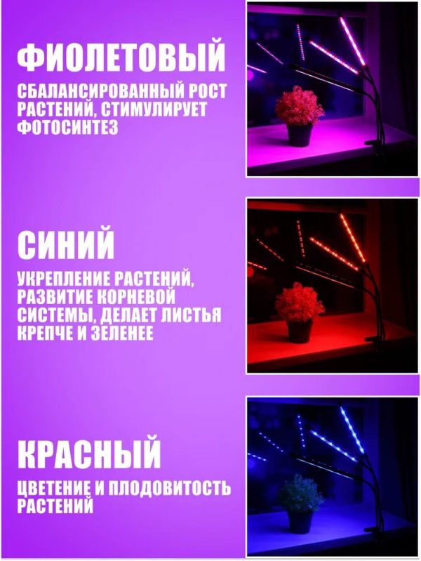 Фитолампа для растений M2514 — изображение 7